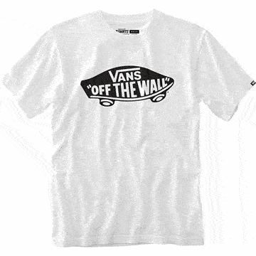 Vans Junior t-shirt hvid med Vans Off The Wall logo print